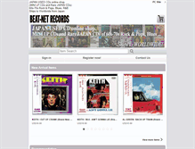 Tablet Screenshot of beatnetrecords.com